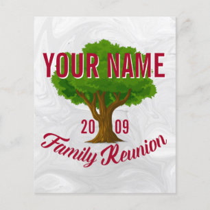 Lively Tree Personalized Family Reunion Flyer