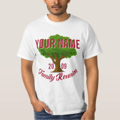 Family Reunion Tree T-Shirts & Shirt Designs | Zazzle.ca