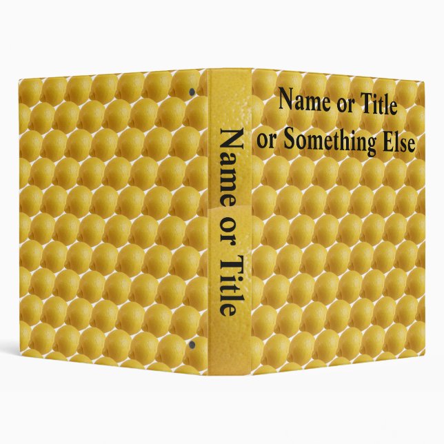 Lively Yellow Lemon, a bright fresh eyecatcher  Binder (Background)