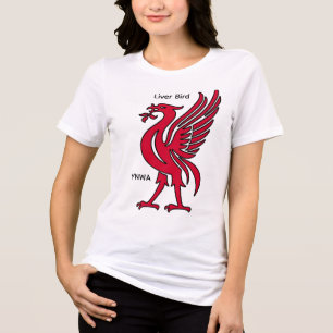 Liver Bird YNWA Personalized Tri-Blend Shirt