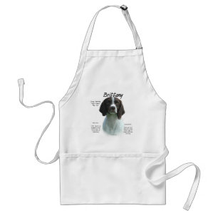 Liver Brittany Spaniel History Standard Apron