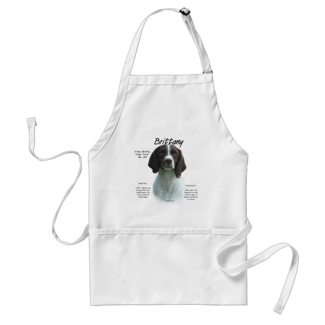 Liver Brittany Spaniel History Standard Apron (Front)