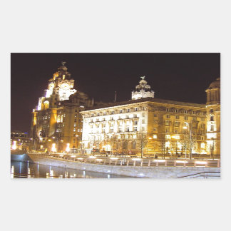 Liver Building & Canal, Liverpool UK Sticker
