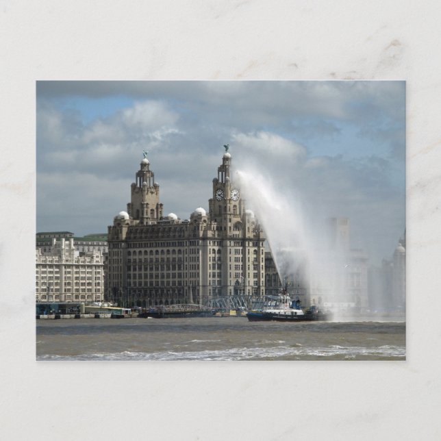 Liver Building Liverpool - Carte postale (Devant)