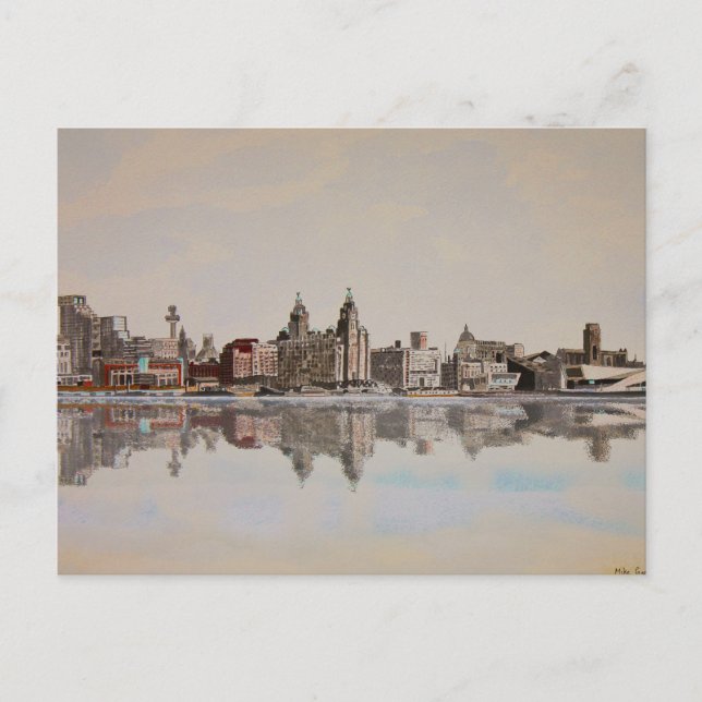 Liver Building Liverpool - Carte postale (Devant)