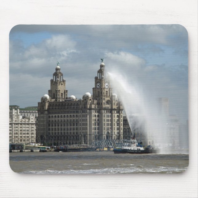 Liver Building Liverpool - Mousepad (Front)