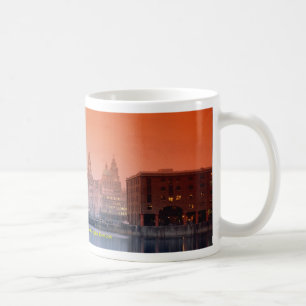 Liver buildings from Albert Dock Complex, Liverpoo Coffee Mug