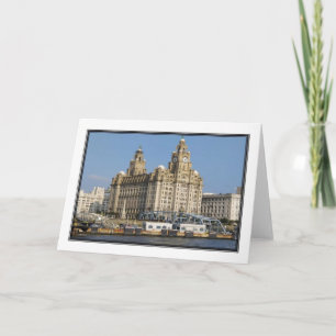 Liver Buildings Greetings Card