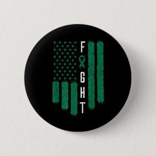 Liver Cancer Awareness Primary Hepatic American Fl 2 Inch Round Button