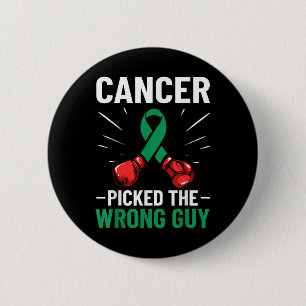 Liver Cancer Awareness Ribbon Cancer Picked The Wr 2 Inch Round Button