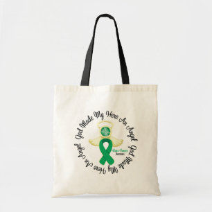 Liver Cancer God Made My Hero An Angel Tote Bag