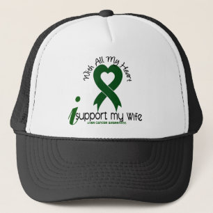 LIVER CANCER I Support My Wife Trucker Hat