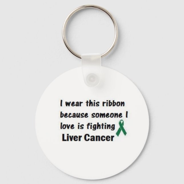 Liver Cancer Keychain (Front)