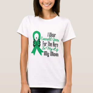 Liver Cancer Ribbon Hero My Mom T-Shirt