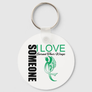 Liver Cancer Someone I Love Earned Their Wings Keychain
