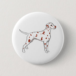 Liver Dalmatian 2 Inch Round Button