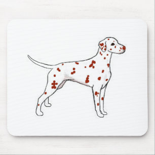 Liver Dalmatian Mouse Pad