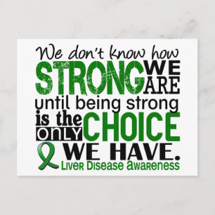 Liver Disease How Strong We Are Postcard