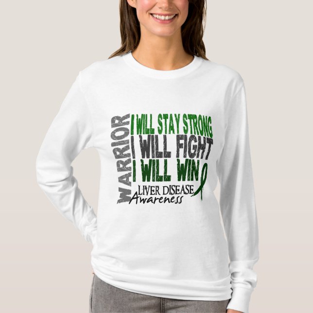Liver Disease Warrior T-Shirt (Front)