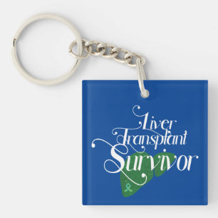 Liver Transplant Survivor Custom  Keychain