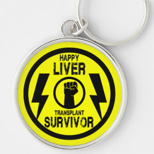 Liver Transplant Survivor Keychain