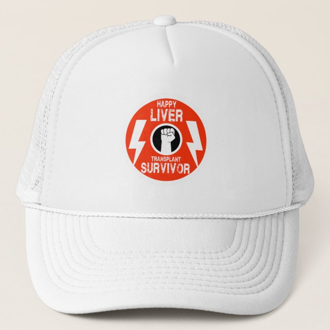 Liver Transplant Survivor Trucker Hat (Front)