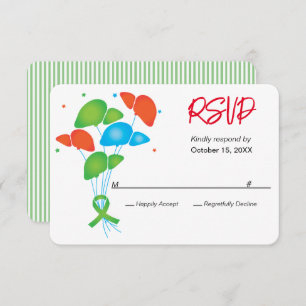 Liver-versary Balloons Customizable Party RSVP