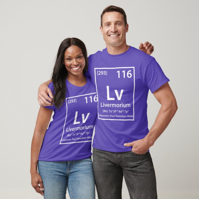 Livermorium Element (white) T-Shirt (Unisex)
