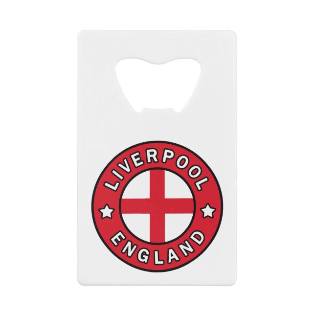 Liverpool England Credit Card Bottle Opener (Front)
