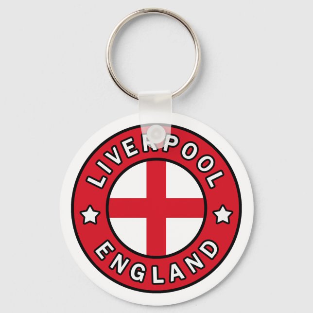 Liverpool England Keychain (Front)