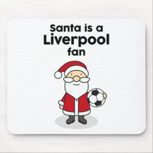 Liverpool Footll Soccer Christmas Mouse Pad
