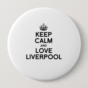 LIVERPOOL KEEP CALM -.png 4 Inch Round Button
