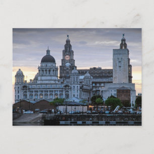 Liverpool Liverbuildings Postcard