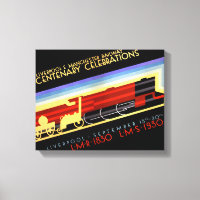 Liverpool Manchester Railway Vintage Poster