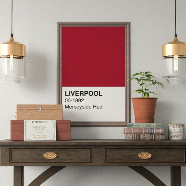 Liverpool Merseyside Red - Full Width Poster (Creator Uploaded)