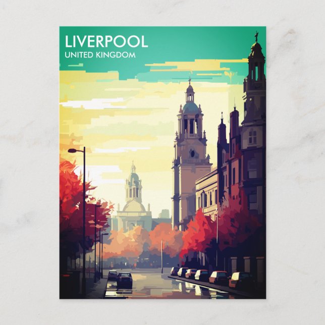 Liverpool Royaume-Uni Carte postale Voyage (Devant)