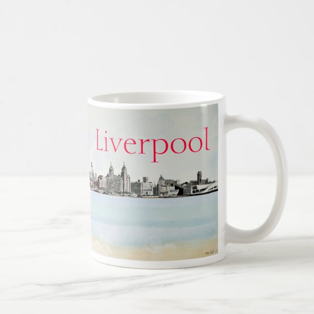 Liverpool - Skyline Coffee Mug (Right)