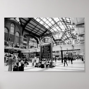 Liverpool Street Train Station Poster