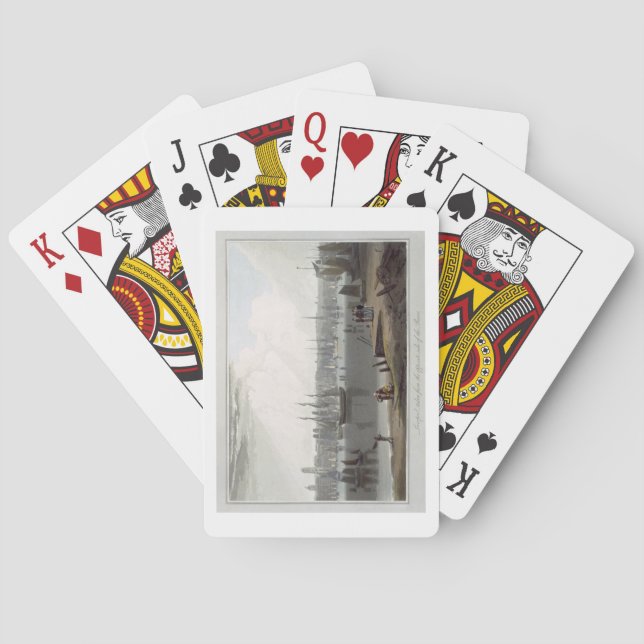 Liverpool, taken from the opposite side of the riv playing cards (Back)