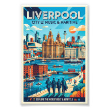 Liverpool Travel Poster