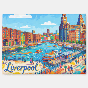 Liverpool United Kingdom Magnet