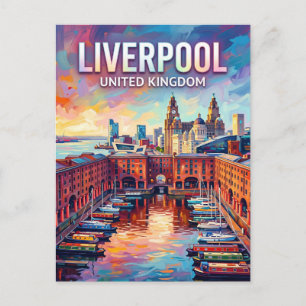 Liverpool United Kingdom Postcard