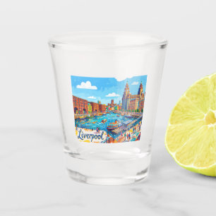 Liverpool United Kingdom Shot Glass