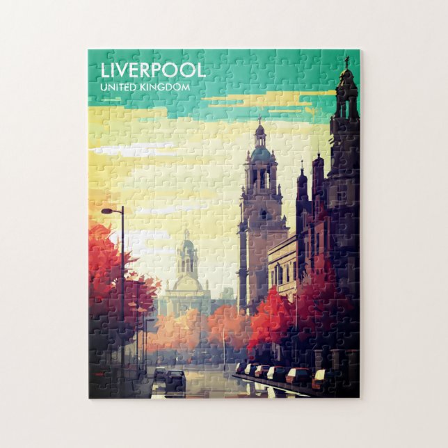 Liverpool United Kingdom Travel Jigsaw Puzzle (Vertical)
