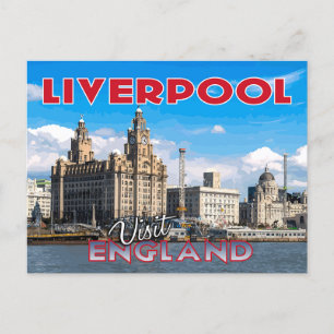 Liverpool, Visit England Postcard