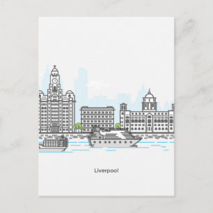 Liverpool Waterfront Postcard