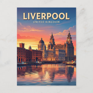 Liverpool Waterfront United Kingdom Postcard
