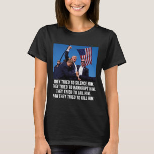Lives Donald Trump Mug Shot - Never Surrender  T-Shirt