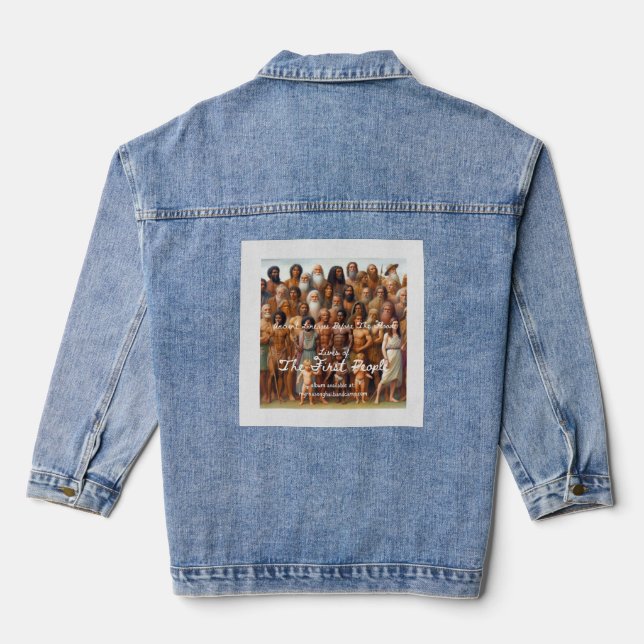 Lives of The First People Album Denim Jacket (Back)