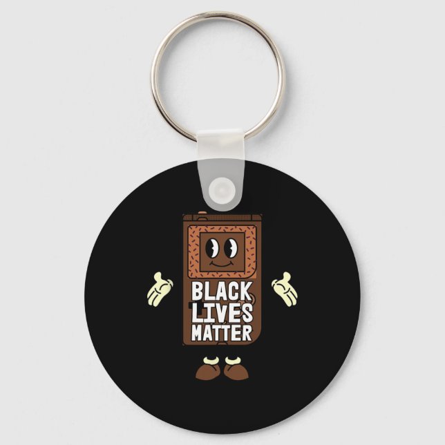Lives Problem Video-game Black History Gaming Game Keychain (Front)